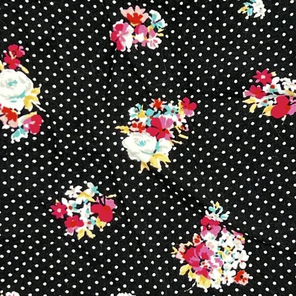 torrid Polka Dot Floral Print High-Low Strappy Summer Dress Smocked Sz 2 - NWOT - Picture 3 of 7